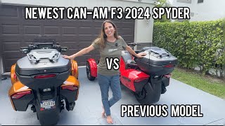 Comparing CanAms NEW Spyder F3 to Previous Years F3 [upl. by Montgomery]