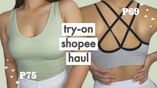 BEST AFFORDABLE BRA BRALETTE amp BASICS l SHOPEE HAUL 1010 RECOS l Eryka Lucas [upl. by Idok]