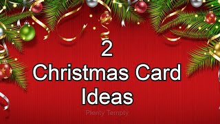 3D Christmas Card  How to make Christmas Card  Christmas Tree Card [upl. by Aleahpar]