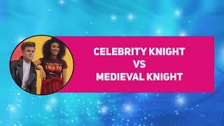 Celebrity Knight VS Medieval Knight with Owen Joyner and Daniella Perkins [upl. by Solotsopa887]