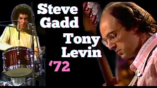 STEVE GADD ► TONY LEVIN ► GROOVY BAS AND DRUMSOLO CHUCK MANGIONE 1972 MONTREUX ► [upl. by Revolc]