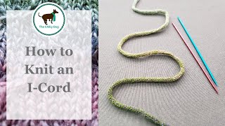 How to knit an icord [upl. by Hijoung]