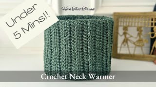 Braids Crochet Scarf Cowl  Easy Perfect for Beginners [upl. by Ferretti160]