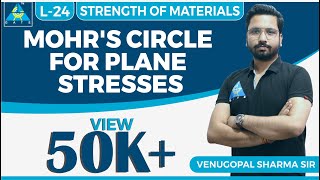 Strength of Materials  Module 2  Mohrs Circle for Plane Stresses  Lecture 24 [upl. by Brass]