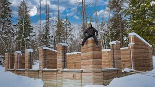 How We Built Rammed Earth Walls Pt1  Geothermal Greenhouse Build Ep25 [upl. by Ifen]