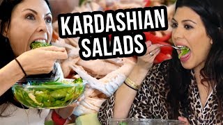 Eating the Kardashians’ FAVORITE Salads Lunchy Break [upl. by Reahard]