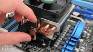 AMD heatsink installation [upl. by Yetnom]