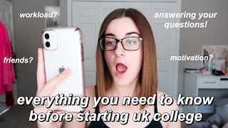 everything you need to know before starting uk college [upl. by Reprah892]