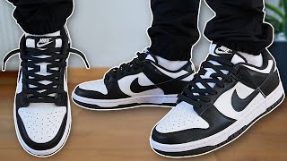 HOW TO LACE NIKE DUNK LOWS LOOSELY BEST WAY [upl. by Hanonew]