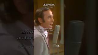 Charles Aznavour chante « Emmenez moi » Voice Only 🫢aivoice emmenezmoi charlesaznavour shorts [upl. by Eeldivad667]