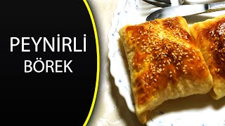 PEYNİRLİ BÖREK  Hazır yufkadan fırında peynirli börek tarifi [upl. by Cecil]