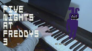 Bonnies Lullaby FNAF 3 Minigame Music Piano [upl. by Levon]