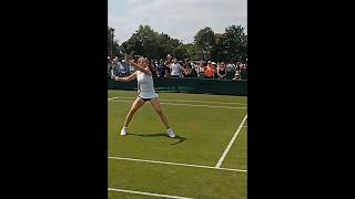 Hannah Klugmans Forehand Up Close wta tennis forehand nextgen [upl. by Nievelt]