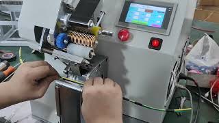 TR303A tape wrapping machine single point tapping machine [upl. by Louth931]