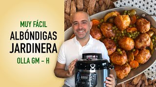 🌟Albóndigas a la Jardinera🌟 en Olla GM modelo H  Receta fácil paso a paso [upl. by Isied146]