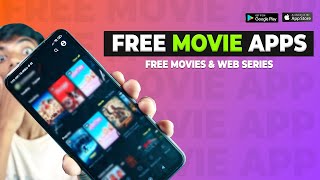 FREE MOVIE APPS  Watch Free Movie amp Web Series  Top Best 6 Apps [upl. by Moulden567]