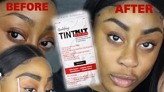 EYEBROW HACK 2  How to Tint Your Eyebrows at Home ft Godefroy Tint Kit [upl. by Loralyn]