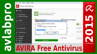 AVIRA 2015 Free Antivirus  Install and Scan [upl. by Elle542]