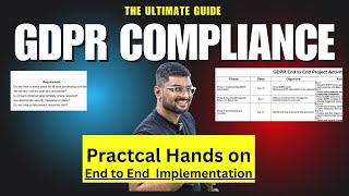 Practical Steps to GDPR Compliance Success 2024 [upl. by Brittan]