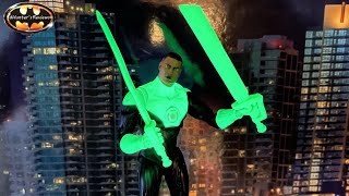 McFarlane DC Multiverse Glow In The Dark John Stewart Green Lantern Action Figure Review [upl. by Andrade]