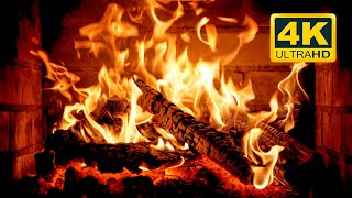 🔥 Cozy Fireplace 4K 12 HOURS Fireplace with Crackling Fire Sounds Crackling Fireplace 4K [upl. by Orhtej]