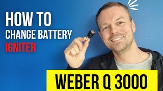 How To Change Weber Q Ignitor Battery  Weber Grill Ignitor Battery Replacement 2022 [upl. by Belding]