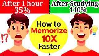 8 TRICKS To Memorize Anything Faster   How to memorize long answers for exam fast  TIPS amp TRICKS [upl. by Sirrep]