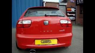 Seat Leon Cupra R Performance Exhaust by Cobra Sport Exhausts [upl. by Anitac]