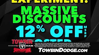 Towbin Dodge  29 APR Financing for 84 Months on New Dodge amp Ram Vehicles [upl. by Melvina]