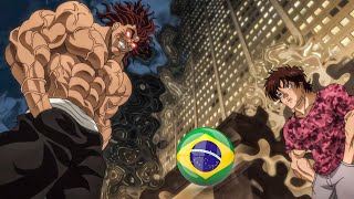 BAKI HANMA VS YUJIRO HANMA luta completa BAKI HANMA 2 temporada dublado PTBR 🇧🇷 [upl. by Naraj]