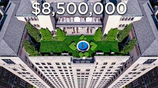 Touring an 8500000 Chicago Sky Mansion  Luxury Penthouse Tour [upl. by Nepets902]