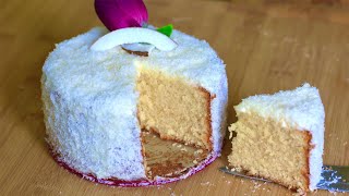 Easy Coconut Cake Recipe Moist  Coconut Cake With Coconut Milk Recipe [upl. by Harmaning]