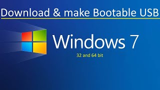 How to Download Windows 7 ISO Files and Create a Bootable USB Drive for FREE [upl. by Enniroc]