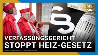 Heizungsgesetz Verfassungsgericht stoppt Abstimmung im Bundestag [upl. by Cherlyn]