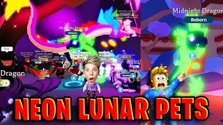 ITS HERE Making NEON Midnight Dragon and NEON Rainbow Dragon in Adopt Me Lunar Update 2024 [upl. by Veronica]