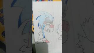 Parte 1 Dibujando personajes de Fnf de sonicexefnf [upl. by Hobey]