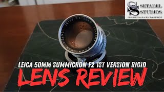 Leica 50mm Summicron 1st Version Rigid Photography Lens Review  Setadel Studios [upl. by Hite]