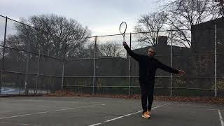 Tennis wall practice 🎾❤️ Dec072023 [upl. by Ainitsirk342]