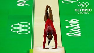 1️⃣6️⃣  Simone Biles highest scored event  16050  31DaysOfOlympics [upl. by Allcot]