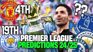 WHO WILL DETHRONE MAN CITY THIS SEASON PREMIER LEAGUE PREDICTIONS 202425 [upl. by Blain214]