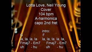 Lotta Love Neil Young cover chords acoustic guitar [upl. by Lucretia492]