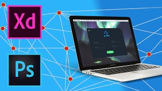Login page and registration page Design with Adobe XDPhotoshop [upl. by Dougy]