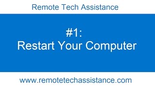 Secret 1 Restart Your Computer [upl. by Eduino]