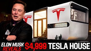 Elon Musk ANNOUNCING Releasing 5000 Tesla House [upl. by Walliw506]