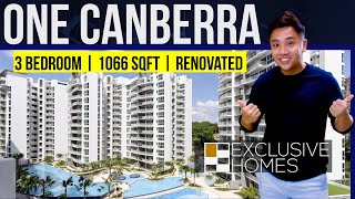 One Canberra Executive Condominium Home Tour Tastefully renovated 3 Bedroom C7 unit type102M [upl. by Anreval191]