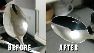 How to clean stainless steel cutlery [upl. by Hull]