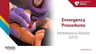 Emergency Procedures Intraosseous Access  EZIO [upl. by Ailen]