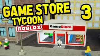 EXPANDING MY GAME STORE  ROBLOX GAME STORE TYCOON 3 [upl. by Todd]