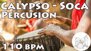 Ritmo Para Tocar Calypso 110 bpm  Play along drums Calypso 110 bpm [upl. by Ahsie]