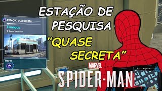 A última estação de pesquisa de Spiderman PS4 troféu pesquisador [upl. by Ilesara876]